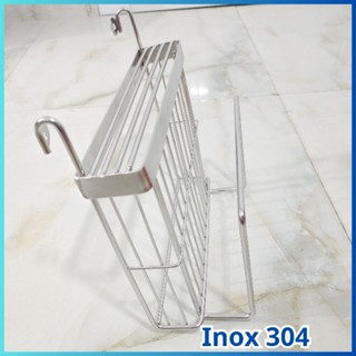 Kệ để dao thớt Inox 304 treo tường loại dày - Hàng Việt Nam