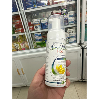 Sữa rửa mặt thảo mộc spa white, Sạch mụn, Ngừa thâm, Dưỡng mềm và ẩm da - 120ml
