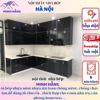 tủ bếp bàn bếp tủ chữ L giá tính theo M dài