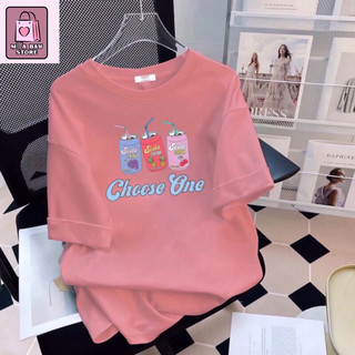 Áo thun nữ , áo phông rộng nữ in hình trên áo chất liệu cotton co giãn bốn chiều mềm mại thoải mái khi mặc hàng ngày