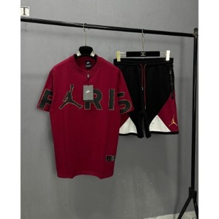 TBỘ PARIS NAM - Áo Paris Siêu Đẹp - Bộ Quần Áo Cộc Jor Đan Thể Thao Mùa Hè In Chữ Cao Cấp chất liệu cotton lạnh hàng đẹp