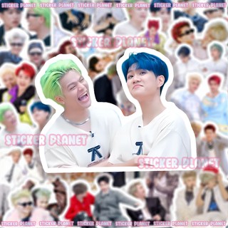 Sticker couple Rhyder Captain Boy trang trí mũ bảo hiểm,guitar,ukulele,điện thoại,sổ tay,laptop set 25 hình