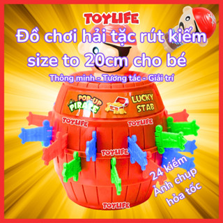 Đồ chơi hải tặc rút kiếm size to 20cm cho bé trò chơi hải tặc 24 kiếm khổng lồ vui nhộn trẻ em TOYLIFE