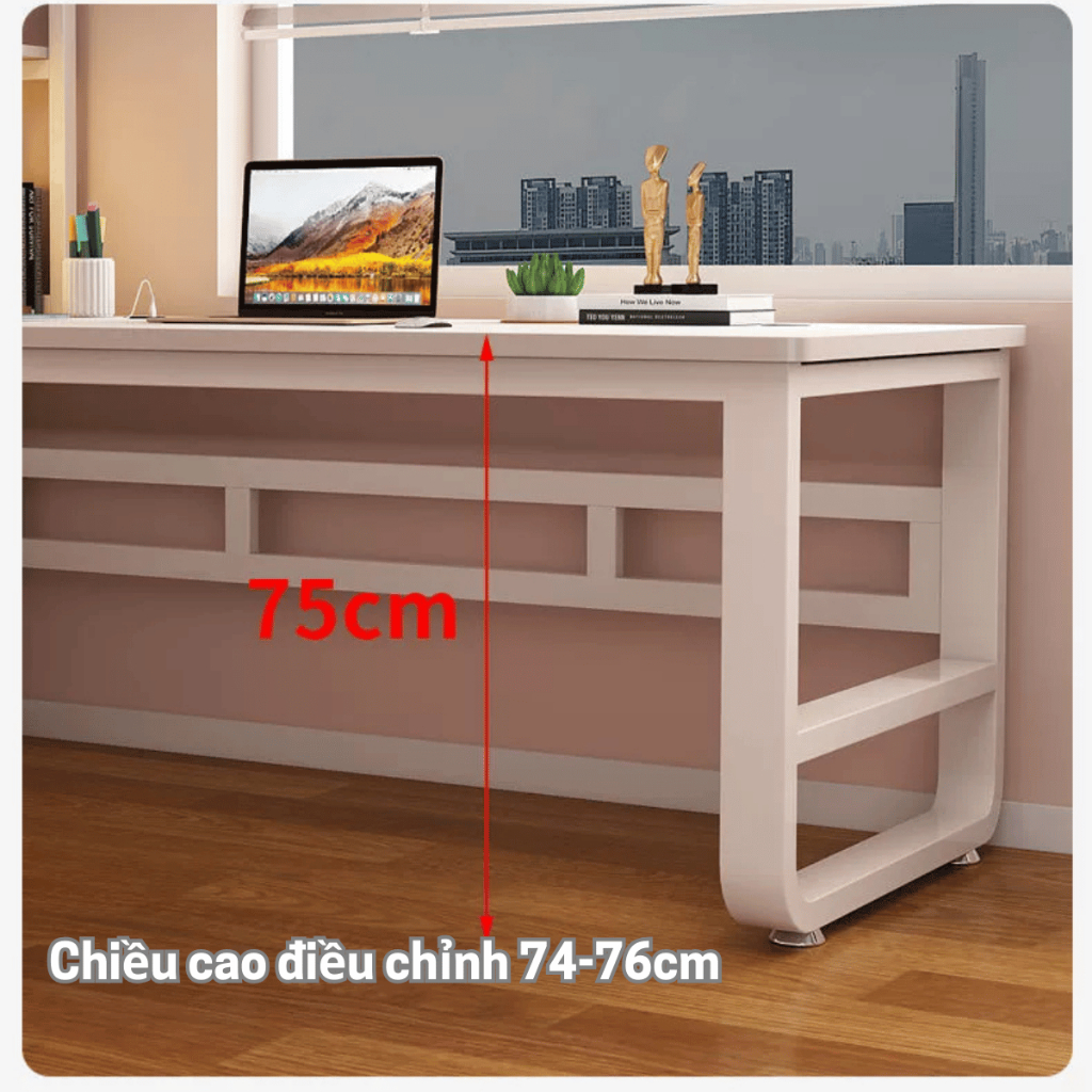 Bàn Học Sinh Viên Chân U Cong – MDF 15mm – Dễ Lắp, Chịu Tải 250kg – Gọn Nhẹ, Giá Tốt | BigBuy360 - bigbuy360.vn