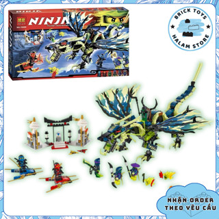 [Có sẵn] Đồ chơi lắp ráp Ninjago 10400 70736 Ghost Dragon - Mô hình lắp ghép xếp hình Rồng ma Morro