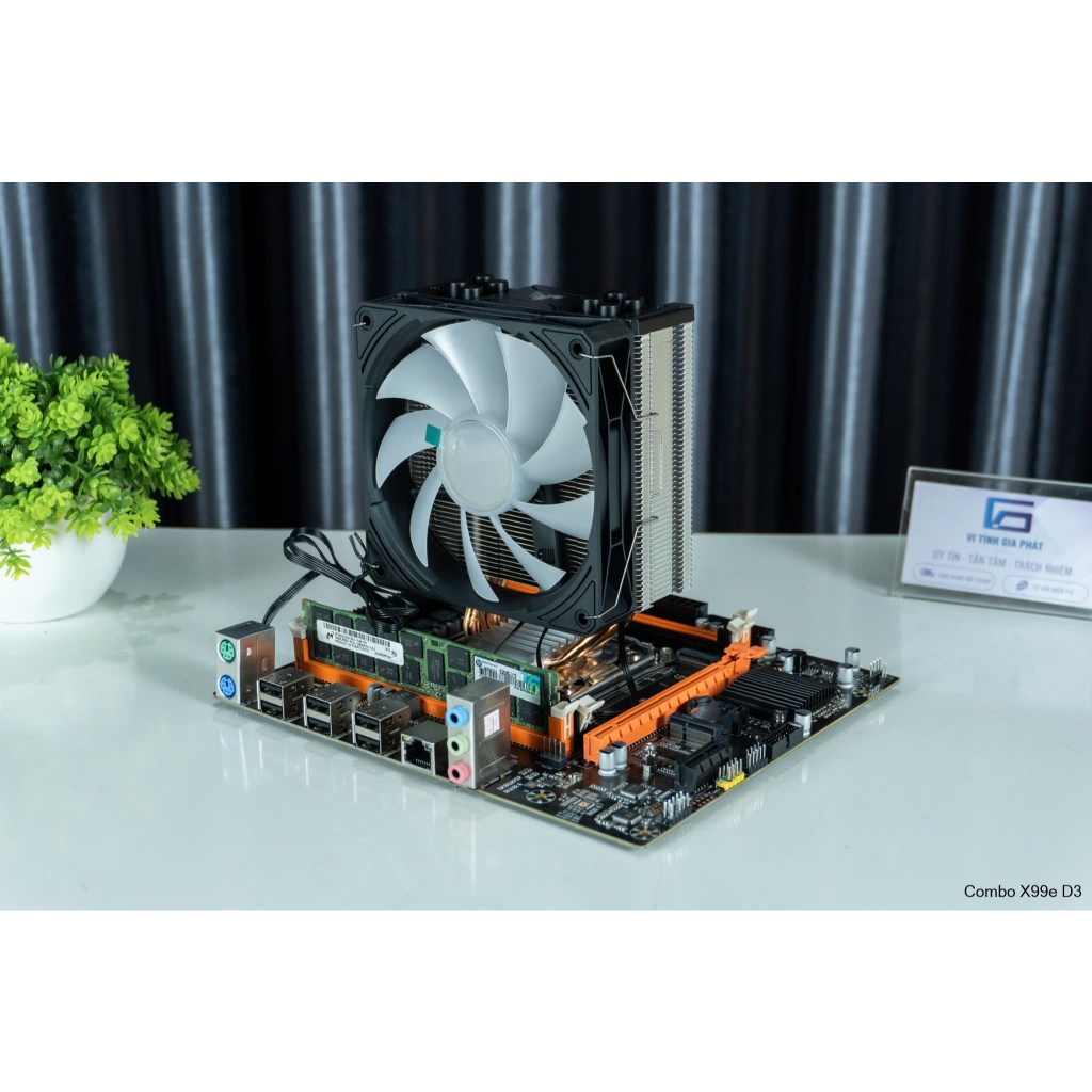 Combo X99 + CPU 2696 V3 + Ram3 32G + K400 (xung nhịp cao chiến Game , nhân luồng nhiều chạy máy ảo ,