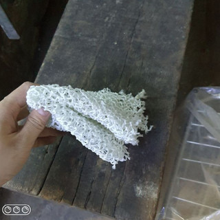 Giẻ rửa bát Lưới rửa chén bát, giẻ rửa bát màu đỏ, màu trắng cọ bát