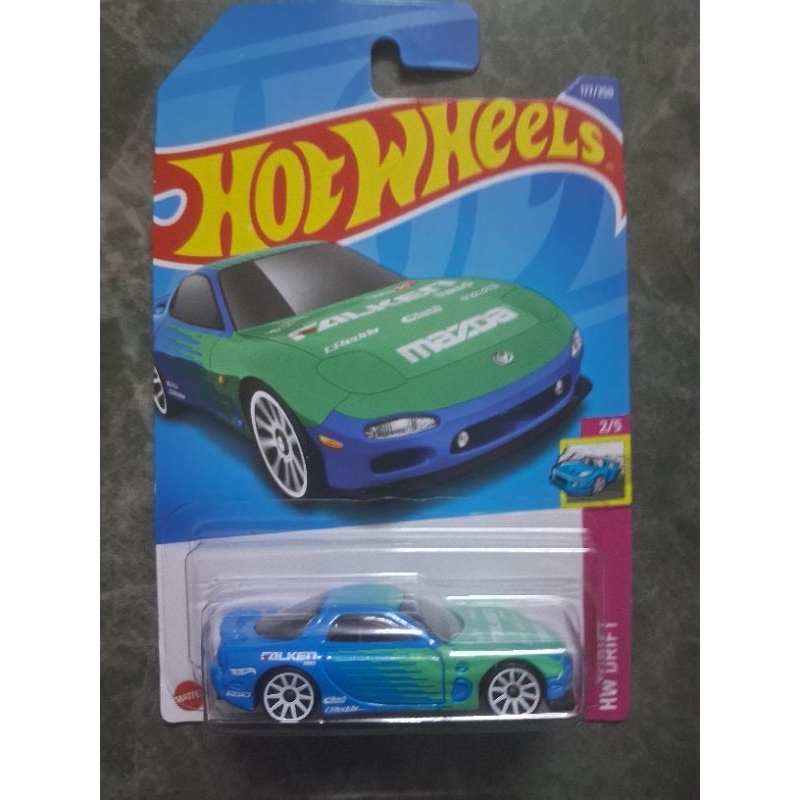 HOT WHEELS 1995 MAZDA RX-7 FALKEN TIRES - JAPAN CARD
