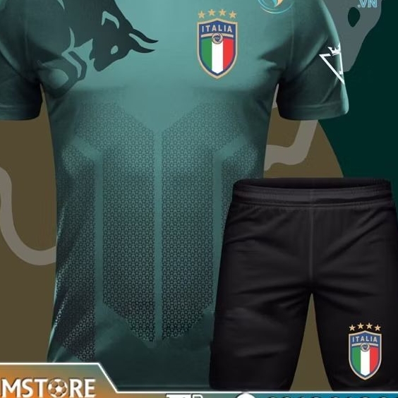 Bộ thể thao đá bóng Tuyển Italia Két - Đồ đá banh Độc Lạ 2020