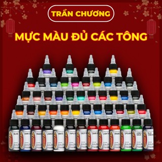Mực xăm màu Eternal đầy đủ các tông - mực xăm tattoo màu Eternal chính hãng chai 1oz 30ml