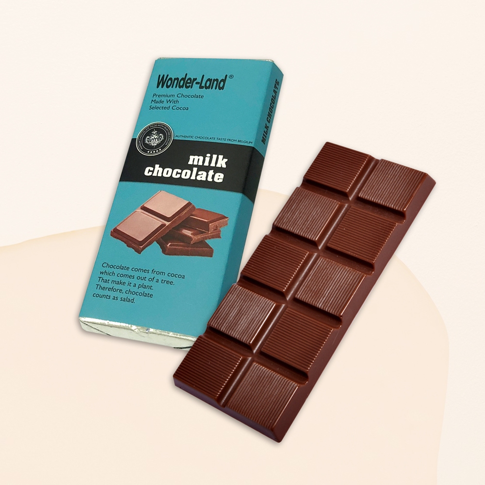 Set 2 Thanh Socola Sữa 45g Wonder-land - Milk Chocolate Bar 45g Wonder-land