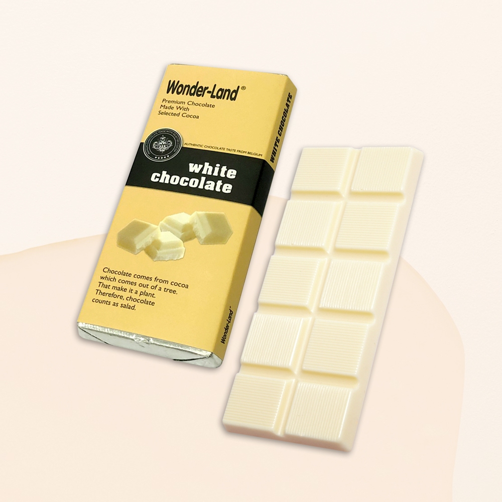 Set 2 Thanh Socola Trắng 45g Wonder-land - White Chocolate Bar 45g Wonder-land