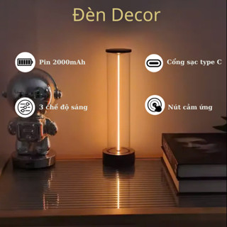  Đèn Ngủ Decor Từ Tính Sạc USB Di Động Đèn Cảm Ứng Có Thể Điều Chỉnh Độ Sáng Không Dây Pin 2000mAh 
