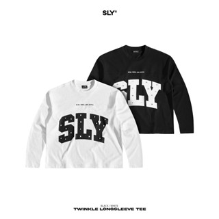 Áo thun tay dài SLY Twinkle - Black White