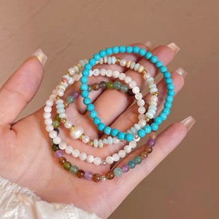 [Ưu Đãi] Vòng Tay Phong Thủy Tự Nhiên Size Nhỏ 4li- 6li Mix Charm Xinh Xắn