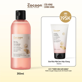 Bigsize - Nước sen Hậu Giang (toner) giúp phục hồi đa nhiệm cho da rất nhạy cảm Cocoon 310ml