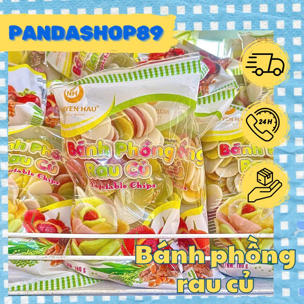 Bánh phồng tôm rau củ (gói 180g)