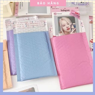 [4 Màu] Túi gói hàng chống sốc bóng khí - Túi nilong lót bóng khí xốp hơi ship gửi hàng gói hàng