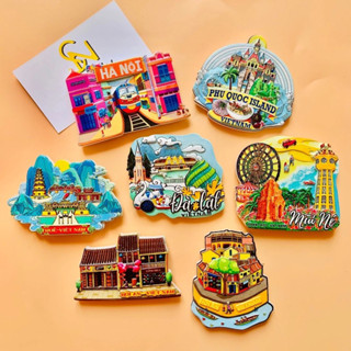 Nam châm tủ lạnh địa danh Việt Nam quà tặng lưu niệm Sanny Souvenir