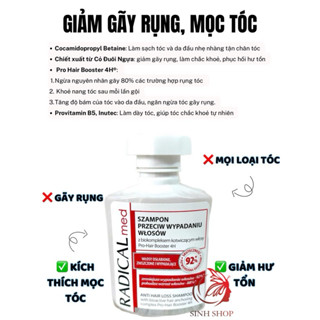 Dầu Gội Đầu Radical Med Giảm Rụng Tóc 300ml