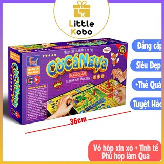 [Foxi] Cờ Cá Ngựa Nam Châm Foxi Size Lớn 36cm Chính Hãng Boardgame Đua Ngựa Đồ Chơi Ngày Tết Gấp Gọn
