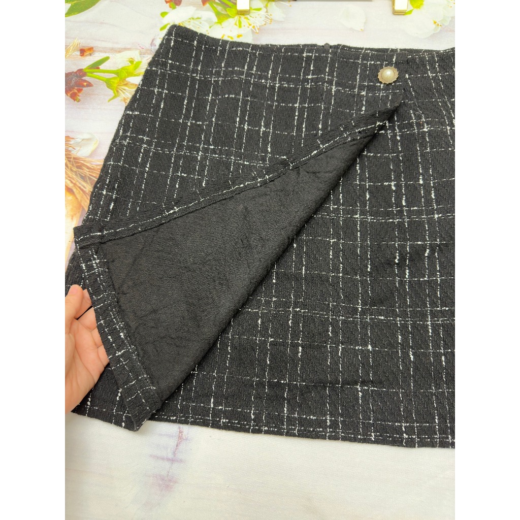 [Secondhand] - Chân váy dạ tweed G23.MT80 - Size 2XL