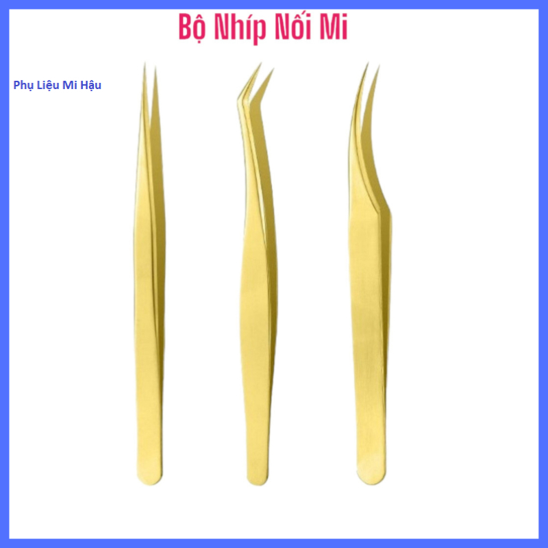 Nhíp Nối Mi_Nhíp Gắp Mi_BỘ NHÍP NỐI MI CƠ BẢN_CẶP NHÍP CLASSIC CĂN BẢN,NHÍP TÁCH MI, NHÍP NỐI CLASSI