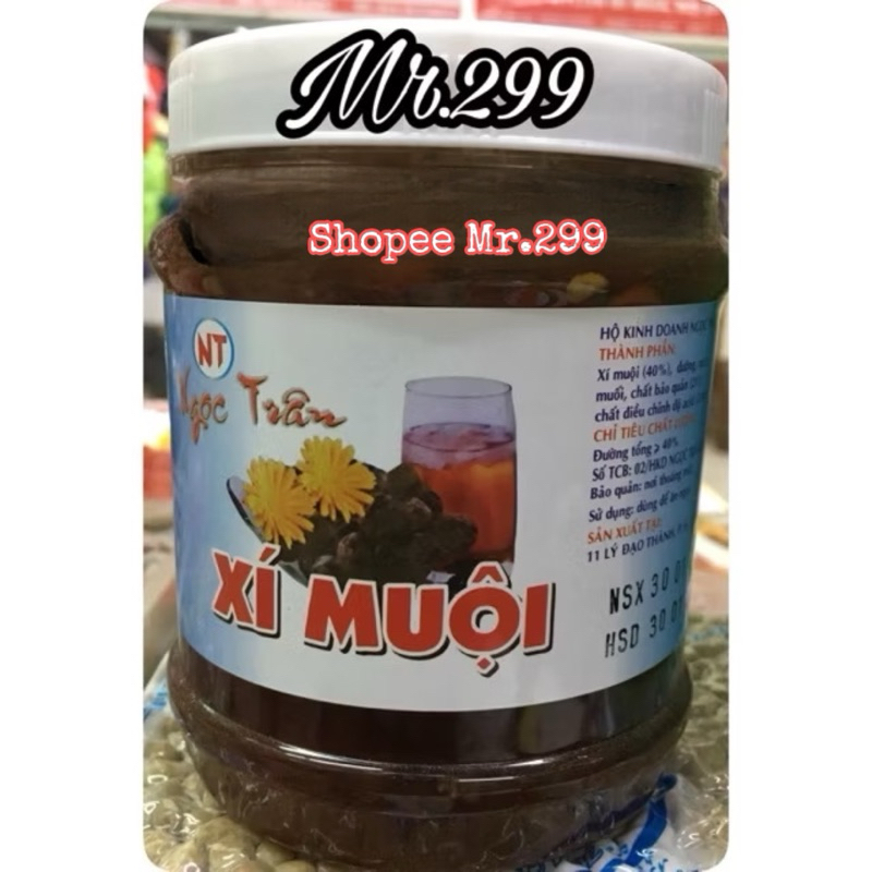 Xí muội xay Đỏ Ngọc Trân hủ