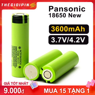  Pin 18650 Panasonic Xanh mới 3600mAh - 3.7v xả cao 20A Mới Mua 15 tặng 1 Freeship 