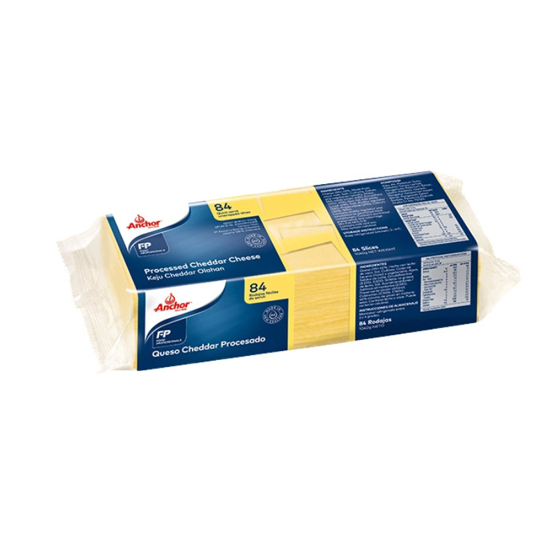 Phô Mai Cheddar Anchor New Zealand Gói 84 Lát 1040g
