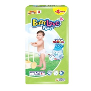 ( Tặng 4 hoặc 2 miếng) Tã/Bỉm Quần Baby Love  M48/L48/XL48/XXL48 +4 / XXXL33/4XL33/5XL33 +2 miếng thương hiệu unicharm