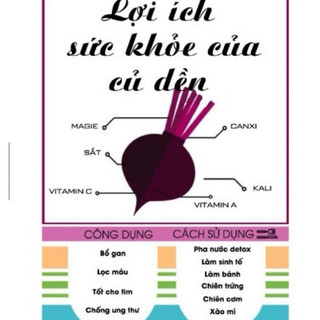 Bột củ dền sấy lạnh hộp 500g