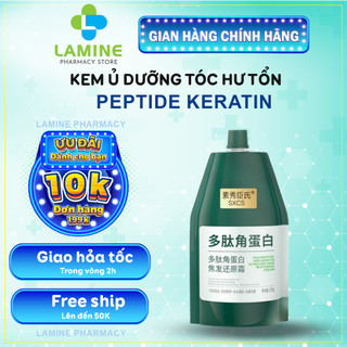 Kem Phục Hồi Tóc PEPTIDE KERATIN 250g - Kem SXCS PEPTIDE KERATIN Chăm Sóc Tóc Hư Tổn, Cấp Ẩm, Ngăn Rụng, Dưỡng Tóc Khỏe