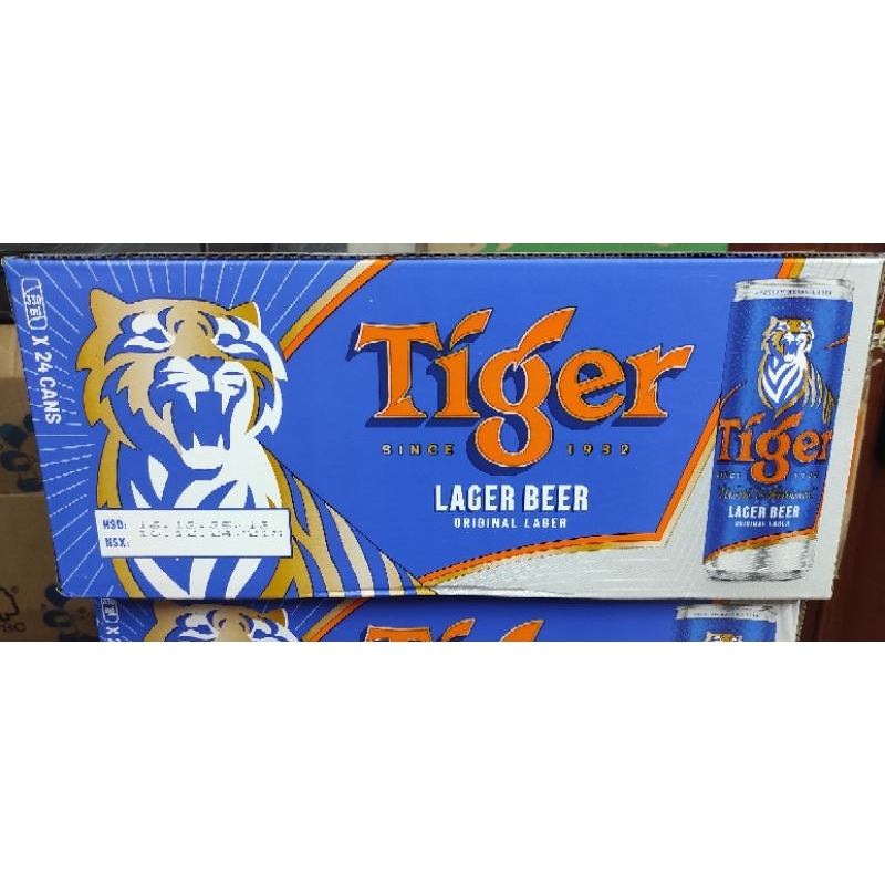 Thùng 24 Lon Bia Tiger ( 330ml / Lon )