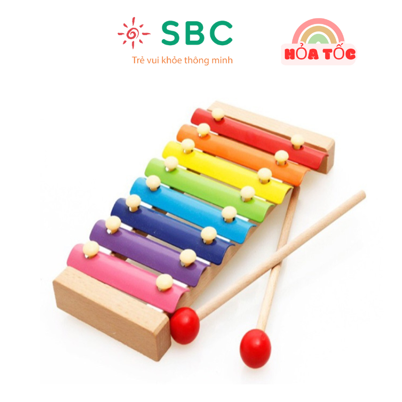 (Hỏa tốc HCM) Đàn gỗ 8 âm cho bé