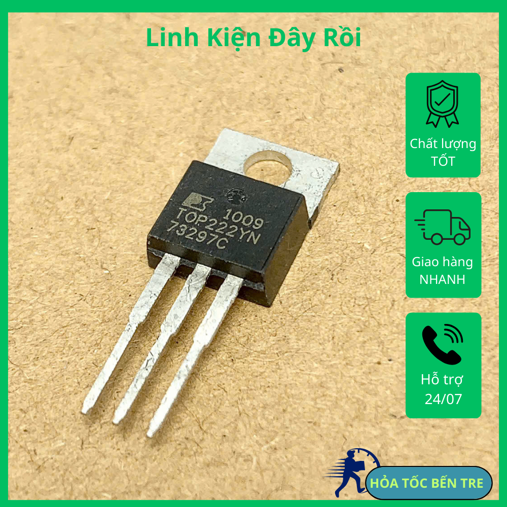2 cái TOP222 TOP222YN TOP222Y TO-220 chính hãng