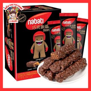[C-MART] Bánh xốp Nabati bọc socola hộp 70g gồm 5 thanh bánh xốp giòn