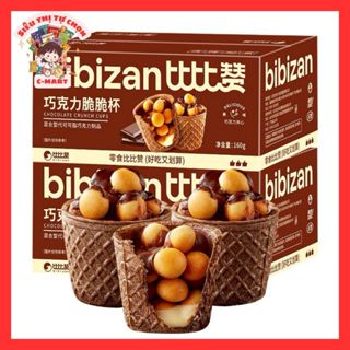 [C-MART] Socola ốc quế Bibizan thùng 160g(15 cái)giòn rụm béo ngậy