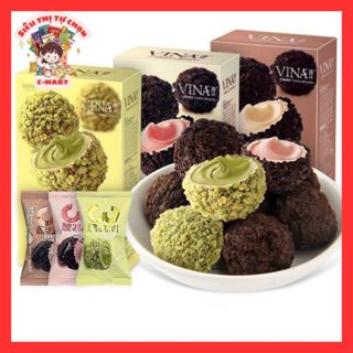 [C-MART] Bánh quy Franzzi bọc socola nhân chảy 3 vị hộp 100g