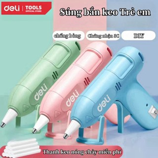 Máy Bắn Keo Nến Silicon Deli mini cho trẻ em - Kích Thước Nhỏ Gọn, Dễ Dàng Sử Dụng