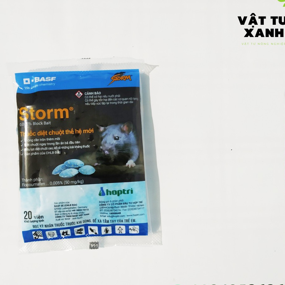 Kẹo chuột Storm gói 20 viên