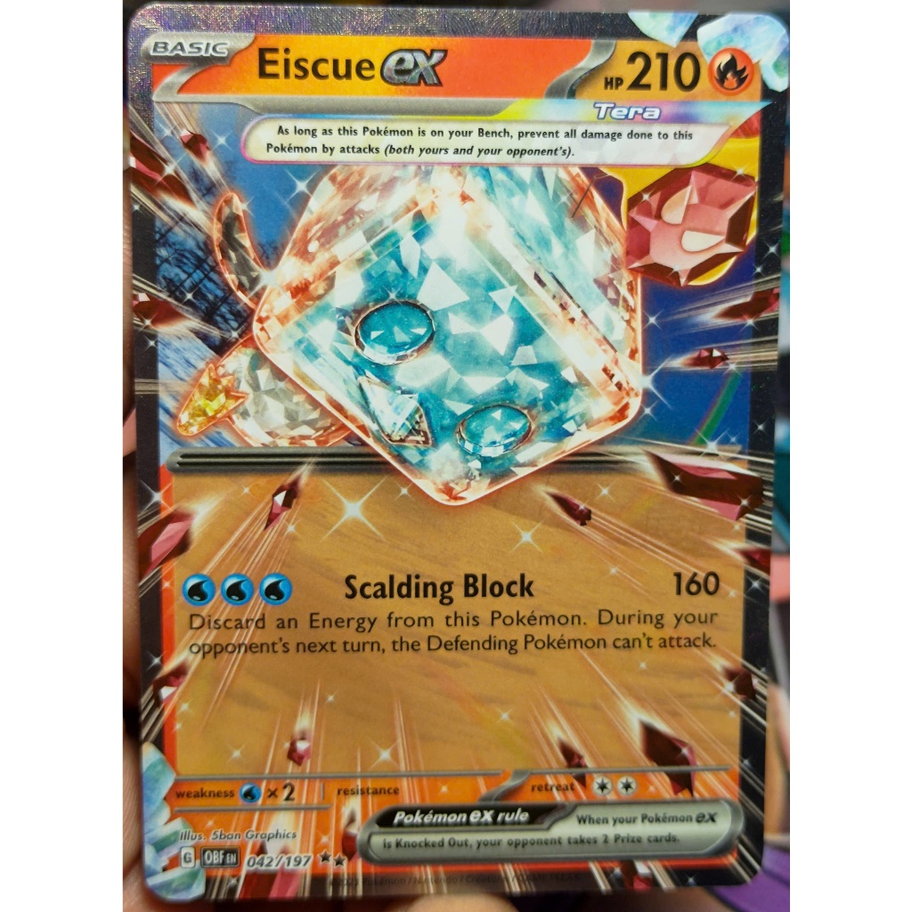 [KW2 Pokemon] [EN] Thẻ  Eiscue ex - 042/197 - Ultra Rare