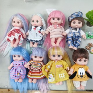 búp bê 5in gắn tóc sẵn kèm đồ ib shop chọn màu tóc