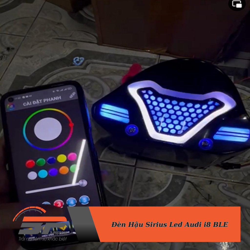 Cụm Đèn Hậu Sirius Led Audi i8 BLE Chỉnh App Trên Điện Thoại - BH 12 tháng