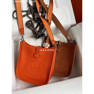  Hm EVELYNE Super  16 MÀU  Size 17cm da Togo - Túi xách nữ da thật cao cấp Full Box  T5-EvelyneMINI_Togo-SP  