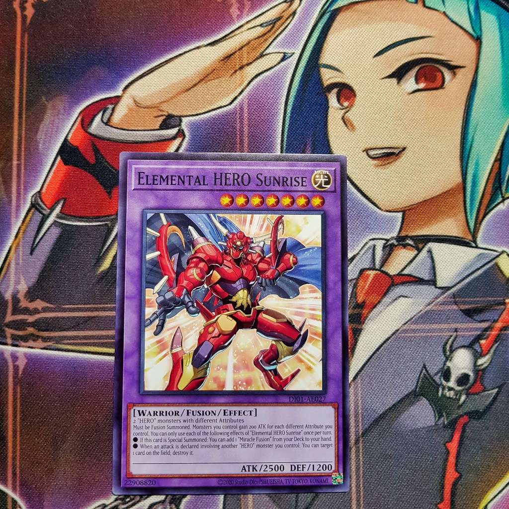 Thẻ bài Yugioh chính hãng | Elemental HERO Sunrise (AE) | Common.