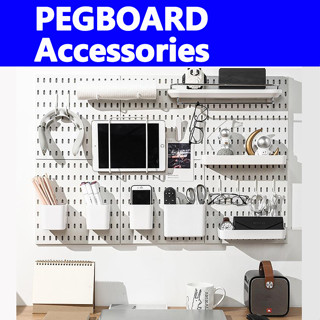 Kệ bảng lỗ Pegboard MOTIDY để bàn, treo tường dùng để đồ decor trang trí bàn học, bàn làm việc, văn phòng, phòng ngủ
