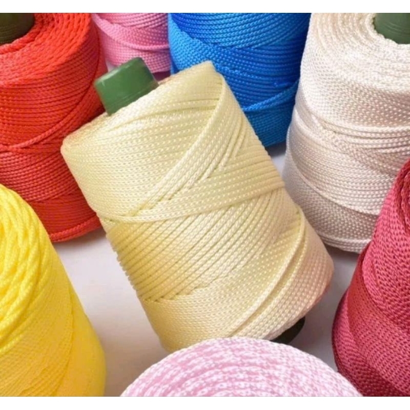 Sợi Dệt loại to 3mm( Cuộn 210gr ) Đan Móc Ví ,Túi Xách thời trang Handmade