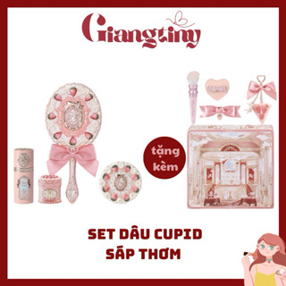 SẴN [FLOWER KNOWS] Bộ Sưu Tập 2025 Dâu Cupid strawberry Cupid SET mỹ phẩm kèm quà tặng SET mỹ phẩm Hoa Biết Flower Knows