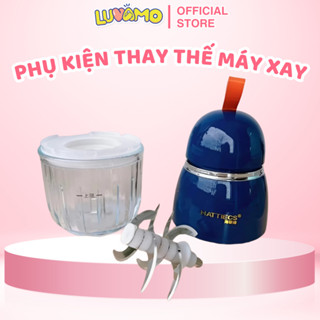 Phụ kiện máy xay hattiecs cocobear 8 lưỡi, 6 lưỡi dao, cối thủy tinh 0,3lit, lưỡi dao hattiecs luvamo